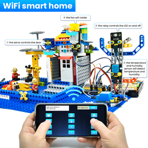 Keyestudio STEM STEAM Módulo de sensores de codificación Kit de aprendizaje ESP32 37 en 1 Kit de sensores