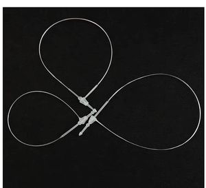 Etiqueta colgante Pin de bloqueo a presión Bucle DE SEGURIDAD Cadena de etiqueta colgante 5 pulgadas Seguridad de plástico Pin de etiqueta de bloqueo de bucle negro Esmalte personalizado Metal azul - Product Image 2