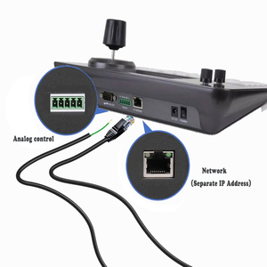 Modo de control de red con direcciones IP independientes Teclado de videoconferencia RS485 con pantalla - Product Image 5