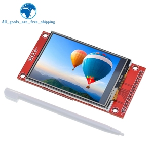 TZT 2.4 "240x320 SPI TFT LCD modulo porta seriale + 5V/3.3V PBC adattatore Micro ILI9341 / ST7789 LED bianco (con tocco) per Arduino - Product Image 5