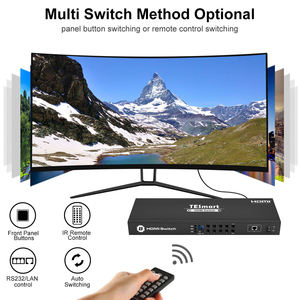TESmart-interruptor HDMI de 8 puertos, 4K, 30Hz, compatible con Panel frontal, botones, señales IR, Control RS232, Detección automática, Selector de vídeo - Product Image 5