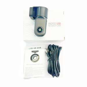 USB DVR運転レコーダービデオカメラフルHD 1080p ADASブラックボックス隠しロゴ交換可能電子犬用ダッシュカム車ブラック - Product Image 6