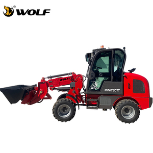 Wolf CE批准的1吨Hoflader Mini780TT小型前端农用迷你伸缩式轮式装载机 - Product Image 2