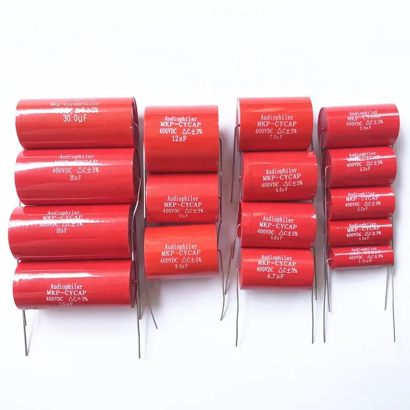 Audiophiler-condensador de Audio Axial MKP, 250V, 400V, 630V, 10UF/400V, 0,1 UF, 0,22 UF, 0,33 UF, 6,8 UF, 7,5 UF, 8,2 UF, AEAK