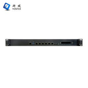 Pfsense Firewall Appliance Intel 5205U 2 DDR4 MSATA PCIEx4 Glasfaser karte openwrt 1U Server Rack mount 6 I211AT LAN Firewall PC