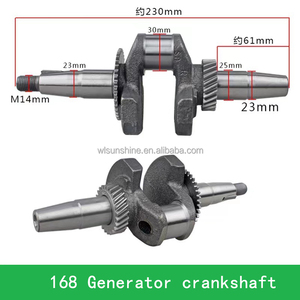 Krank mili F 188f 190f 192f benzinli jeneratör motor yedek parçaları