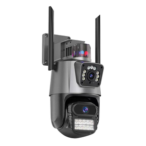 Dual Lens 4K Outdoor WiFi <strong>IP</strong> <strong>Camera</strong> 2-Screen Intelligent Monitor 2-Way <strong>Intercom</strong> Private Box Logo Silk Print CMOS Sensor Cloud - Product Image 1