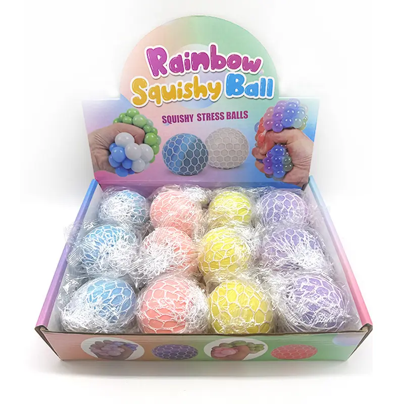 2023 Squishy Stress Ballen Fidget Speelgoed Stress Ball Pack Sensorische Anti Stress Angst Verlichting Knijp Speelgoed