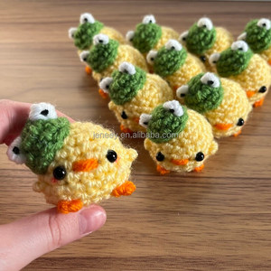 面白いポジティブポテトかわいいかぎ針編みのポテトクリエイティブニットポジティブライフポテト休日のクリスマスオフィスの誕生日プレゼント