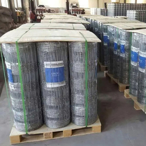 Recinzione in Rete Metallica d'Acciaio Zincato per Bestiame a Bassa Manutenzione Recinzione da Campo 50m per Pecore Capre Cervi Cavalli - Product Image 1