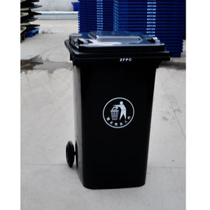 240 litre HDPE plastik Wheelie yeşil çöp kutusu ayakta yapı geri dönüşüm çöp tenekesi tekerlekler çöp kovası ile - Product Image 5