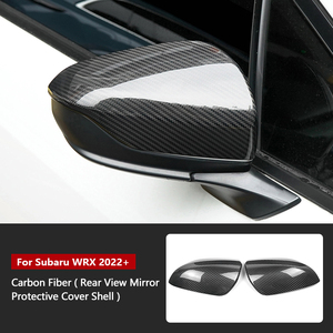 Shasha karbon Fiber dış aksesuarlar yan ayna konut Subaru WRX 2022 dikiz aynası koruyucu kapak kabuk için değiştirin - Product Image 5