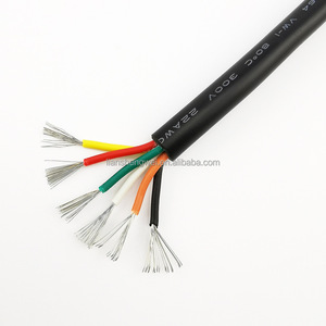 Factory <strong>Direct</strong> PVC RVV 300V 600V AWM VW-1 2464 RVVP <strong>Wire</strong> and Cable 3C 24AWG 2C 4C 5C 6C 8C 10C 12C 14C 16C 20C Waterproof Cable - Product Image 2