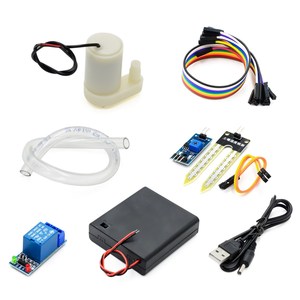 Arduino自動灌漑モジュールDIYキット土壌水分検出自動水ポンプ用 - Product Image 1