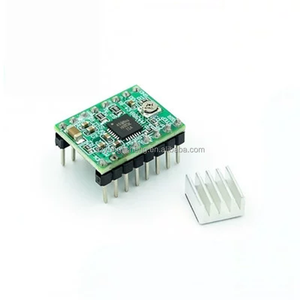 Isı emici 3D yazıcı parçaları StepStick taşıyıcı Reprap rampaları 1.4 1.5 1.6 MKS GEN V1.4 kurulu ile A4988 809step Motor sürücü - Product Image 3
