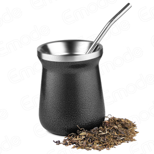 両面タンブラーアルゼンチンステンレススチール断熱Yerba Mateひょうたんカップお茶用