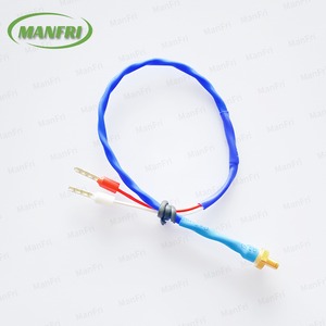 Custom Made RTD PT100 M4 Digital <strong>Temperature</strong> <strong>Sensor</strong> Probe with 2-Wires Tinned Terminal 300mm PVC TPE Cable For Automobiles - Product Image 1