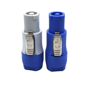3Pin NAC3FCA NAC3FCB Male Plug Blue (<strong>Input</strong>)+White (<strong>Output</strong>) Plug+Female Socket 20A 250V AC Power LED Speakon <strong>Connectors</strong> - Product Image 5