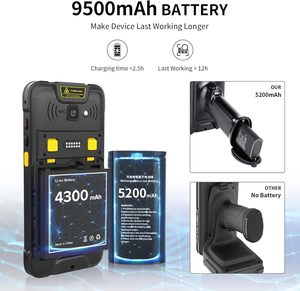 Escáner de código de barras Android 13 Computadora móvil de mano Terminal DE DATOS resistente PDA con lector de 1D/2D - Product Image 2
