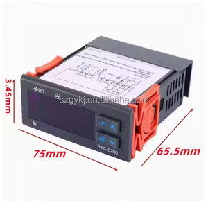 Controlador de temperatura de refrigeración, función de ventilador de descongelación, cable de sensor dual, 1 unidad - Product Image 3
