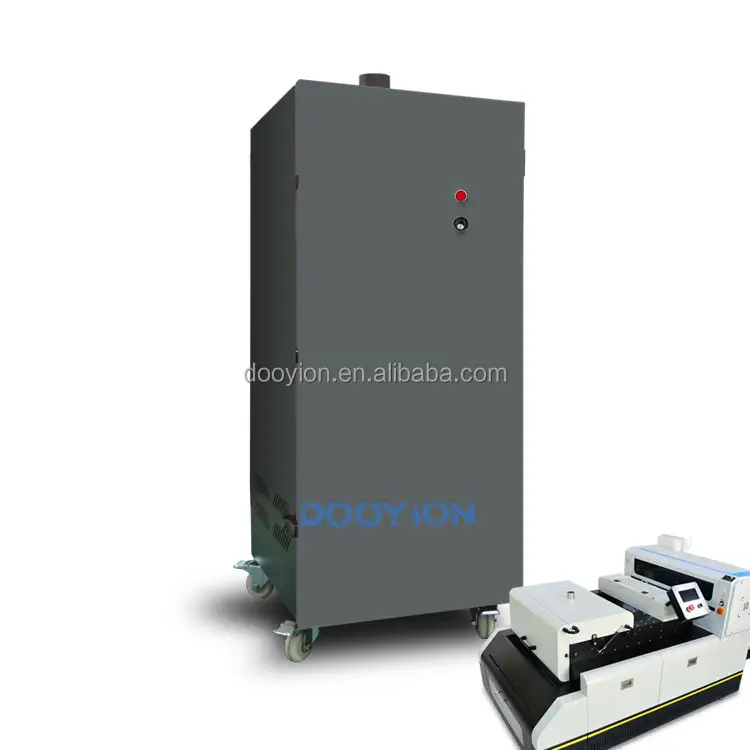 Js100 absorvedor de subolmação, 60cm a2 a3 hepa i3200 dtf impressora em pó purificador de ar purificador filtro de fumaça para dtf