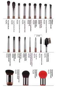 直接販売2シルバーグレー木製ログハンドルナイロンヘアペイントブラシセットオイル水彩アーティストアクリルペイントブラシセット