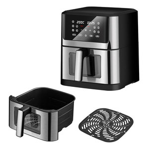 Aifa friggitrice ad aria intelligente 8 litri in acciaio inox da 6 litri 1800W friggitrice ad aria visiva digitale con 10 programmi senza torrefazione ad olio - Product Image 2