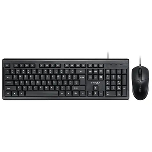 Combo de teclado y ratón para juegos con cable TWOLF TF500 para PC de escritorio - Product Image 1