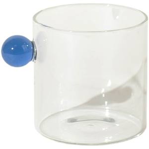Quelle Fabrik Farbe Griff transparent hitze beständige Glas Wasser Tasse Becher hoch Boro silikat Glas Getränke becher - Product Image 5