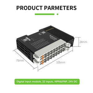 Señal de entrada digital PLC del módulo PNP/NPN IO El sistema de bus distribuido IP20 admite 16 módulos - Product Image 3