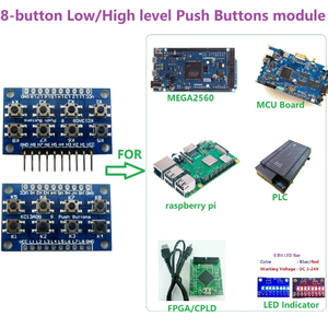 KC13A08 8-Tastatur Trigger-Taste für niedrig-hochniveau Tastatur Tastaturmodul für PLC MCU AVR ARM LED-Leistung elektronisch DIY