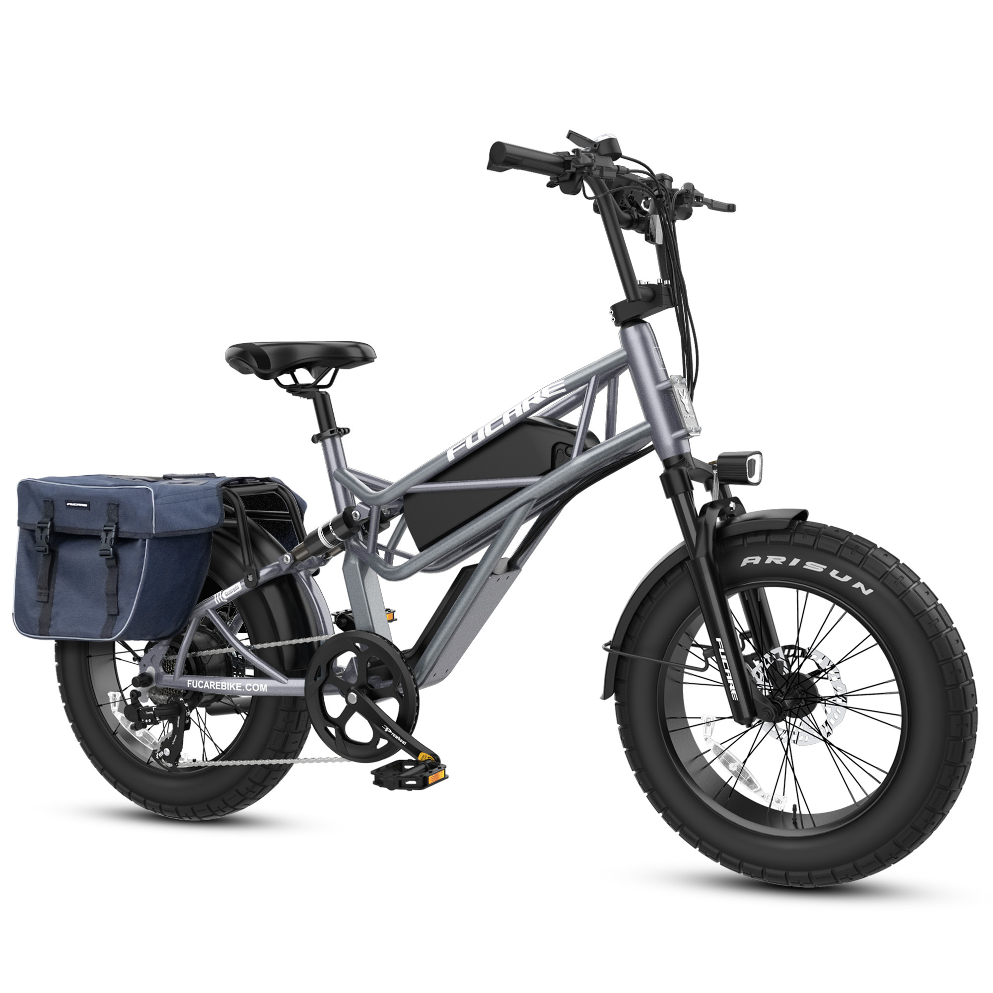 Grey Scorpio+Pannier Bag