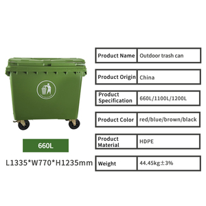 <span class=keywords><strong>1100</strong></span> litre plastik geri dönüşüm çöp kutusu tekerlekli çöp konteyneri çöp kutusu