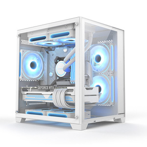 2024 Gaming Pc Gamer Desktops Micro ATX <strong>Computer</strong> <strong>Case</strong> MATX ITX PC <strong>case</strong> Removable I/O <strong>Interface</strong> Supports 360mm Water-cooled - Product Image 3