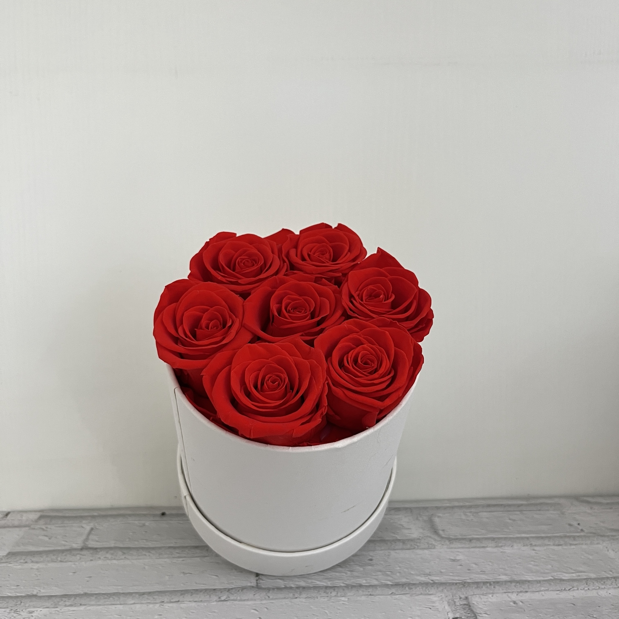 7 fiori rossi (rotondi)