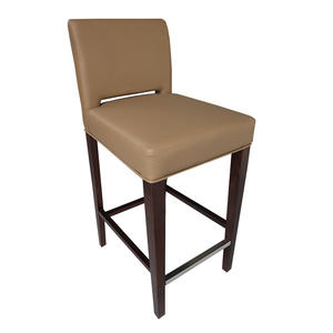 Hoge Kwaliteit Massief Hout Hotel Hoge Stoel Meubels Houten Hoge Barkruk Stoel Hoge Loft Barstoel - Product Image 6