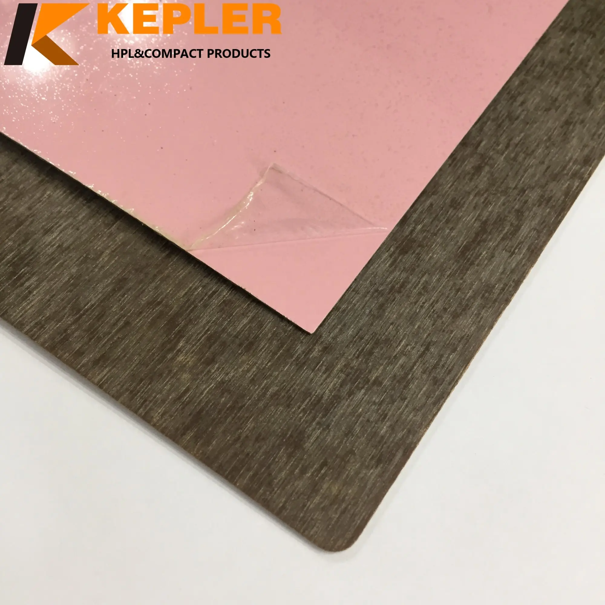 Muebles Kepler decorativos Rosa 0,7mm 0,8mm grueso impermeable alto brillo laminado de melamina de alta presión HPL FORMICA