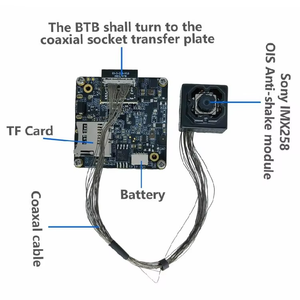 Módulo de cámara de acción Ethernet 4K IMX258 13MP RJ45 Módulo de cámara IP de red RTSP Pull Streaming Módulo de cámara OIS - Product Image 2