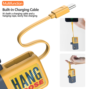 ミニ5000 MA Type-C USBケーブル15W急速充電パワーバンクAppleデバイス用ミニカプセル充電の宝物 - Product Image 4