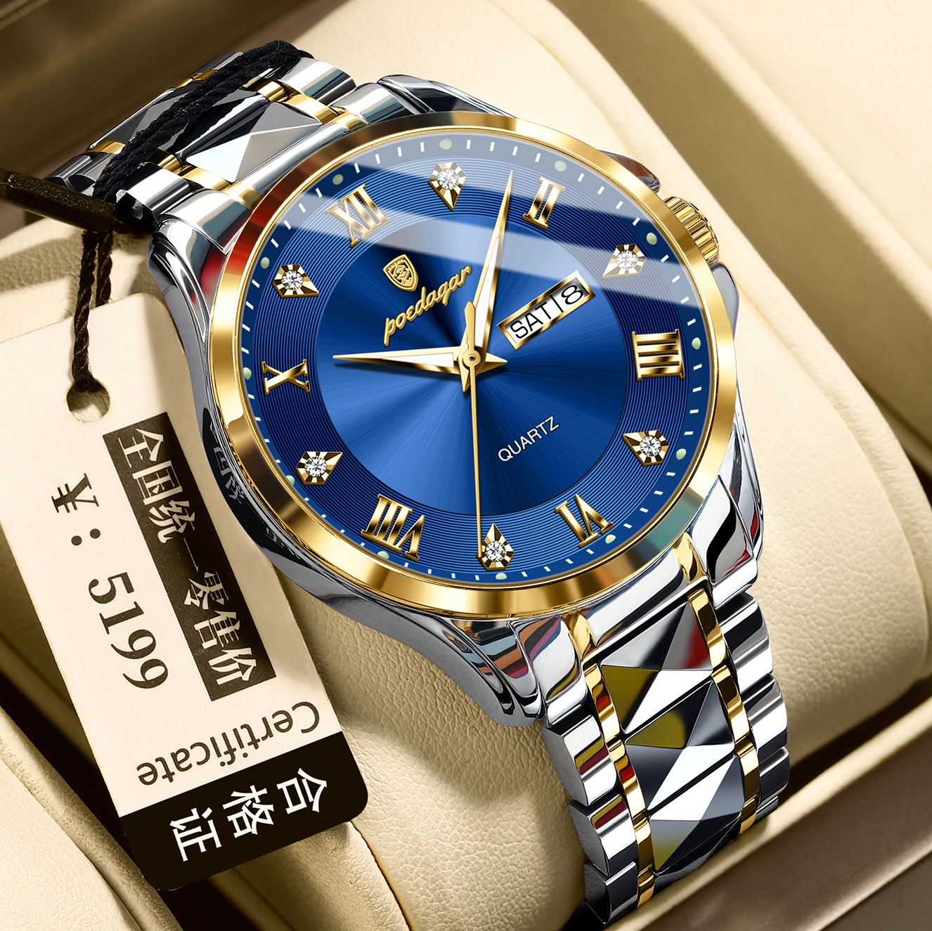 Gold-blue