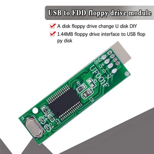 USB to FDDフロッピードライブモジュール1.44MBフロッピードライブインターフェイスからUSBフロッピーディスクへUディスクへのディスクフロッピードライブDIY - Product Image 1