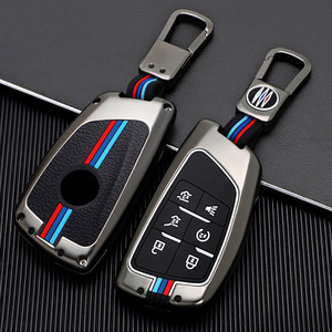 Accessori automobilistici interni <span class=keywords><strong>3</strong></span>/4/5/6 bottoni in metallo duro chiave per auto custodia portachiavi in lega di zinco custodia adatta per Buick