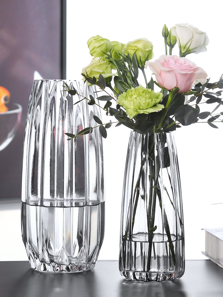Factory Produced Wholesale Glass Flower Vase for Home Decor