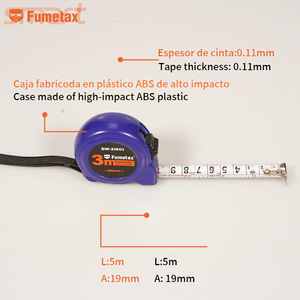 Fumetax <span class=keywords><strong>8</strong></span>-mét mét inch thép cai trị có thể thu vào băng biện pháp dụng cụ cầm tay đa màu sắc - Product Image 6