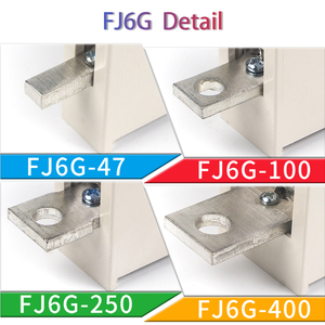 真鍮製63A/100A/250A/400A自動車用ブレーカ接続用配電ブロック - Product Image 5