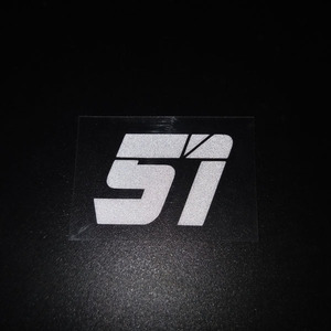 Su geçirmez kalıp kesim yansıtıcı Logo pencere etiket yazı çıkartmaları özel yansıtıcı Transfer taşıma arabası vinil çıkartması - Product Image 1