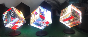 Jode P2.5定制尺寸全彩室内室外高清3D发光二极管立方体5面魔方创意立方体发光二极管显示器防水 - Product Image 3