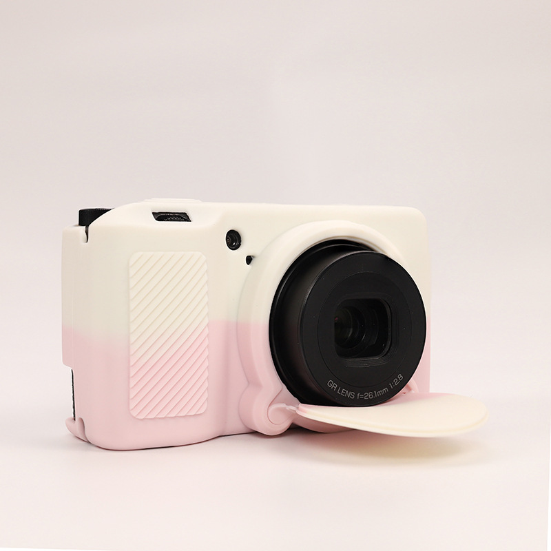 matte white with cherry pink