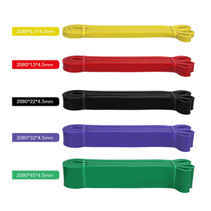 Bandas elásticas de ejercicio de Fitness verde, asistencia larga, tracción y estiramiento con bucle de resistencia de látex para asistencia de entrenamiento - Product Image 6