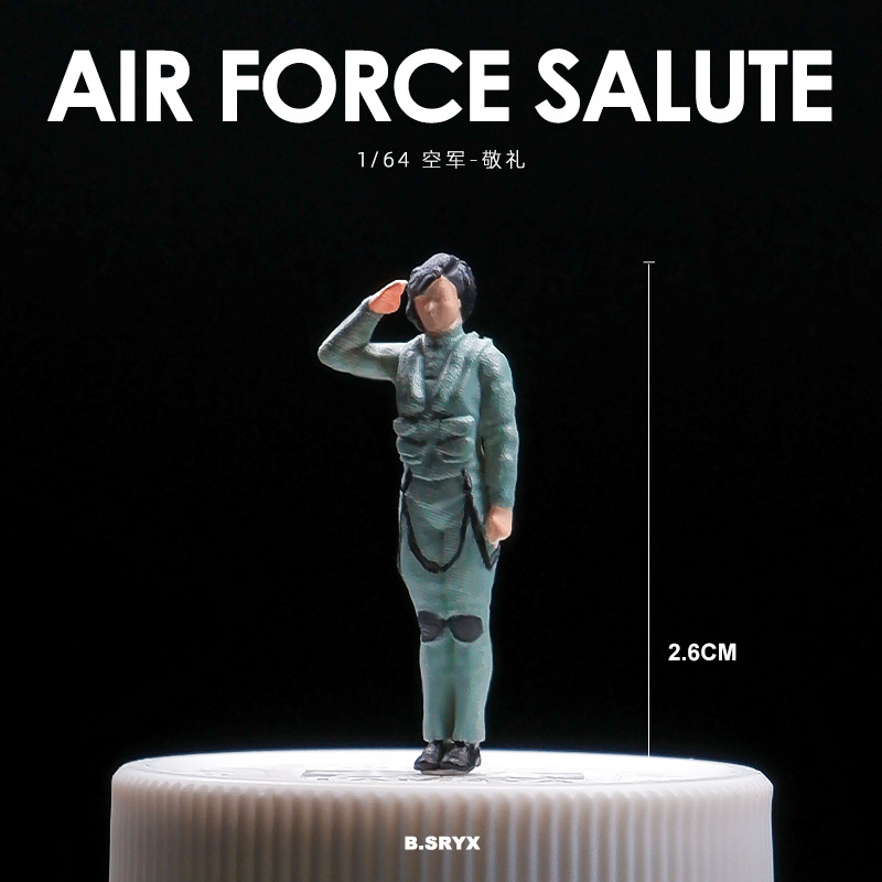 Air force female-salute
